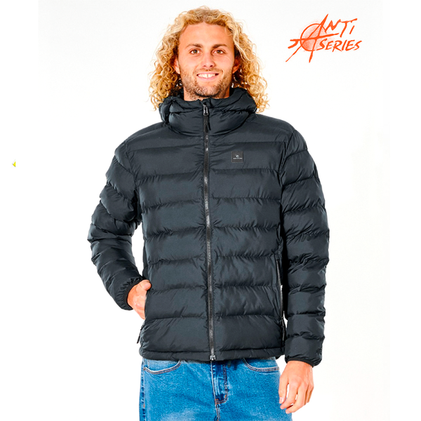 Campera RIP CURL PUFF ANTI SERIES Negro