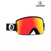 Antiparras UN Volcom Garden Gloss Black + Bonus Lens Espejado Rojo
