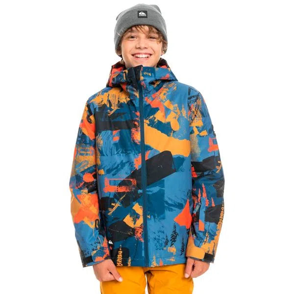 Campera QUIKSILVER MISSION PRINTED JR Azul
