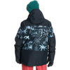 Campera QUIKSILVER MISSION PRINTED BLOCK Negro/Gris