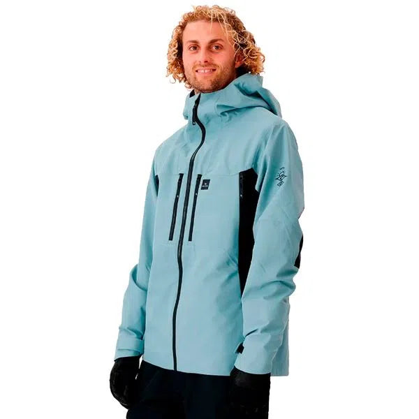 Campera RIP CURL JK BACKCOUNTRY SEARCH Negro/Celeste