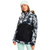 Campera ROXY SHELTER Negro/Flores
