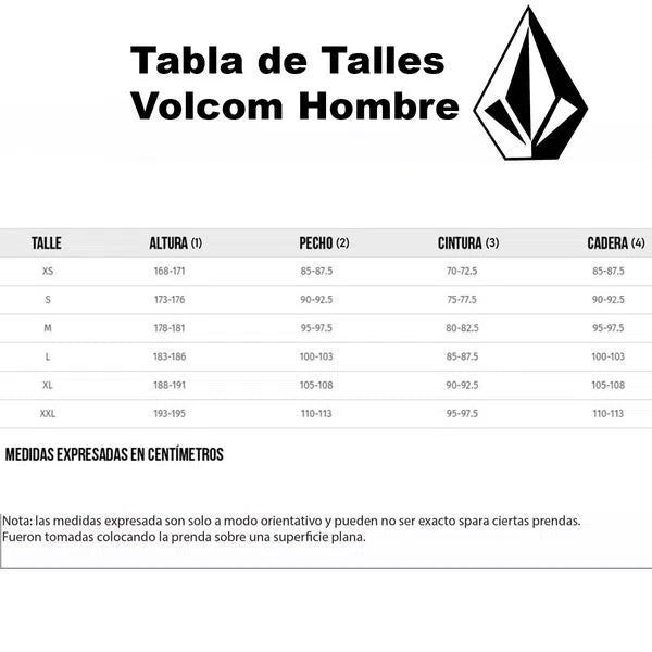 Pantalon VOLCOM NEW ARTICULATED Negro