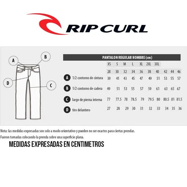 Pantalon RIP CURL BASE Azul