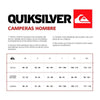 Campera QUIKSILVER MISSION PRINTED BLOCK Negro/Gris